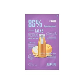 Missha Missha Tox Vegan Cold-Pressed Sheet Mask 27g (Super Energizer) / 미샤 미샤 톡스 비건 착즙 시트 마스크 27g (슈퍼 에너자이저)