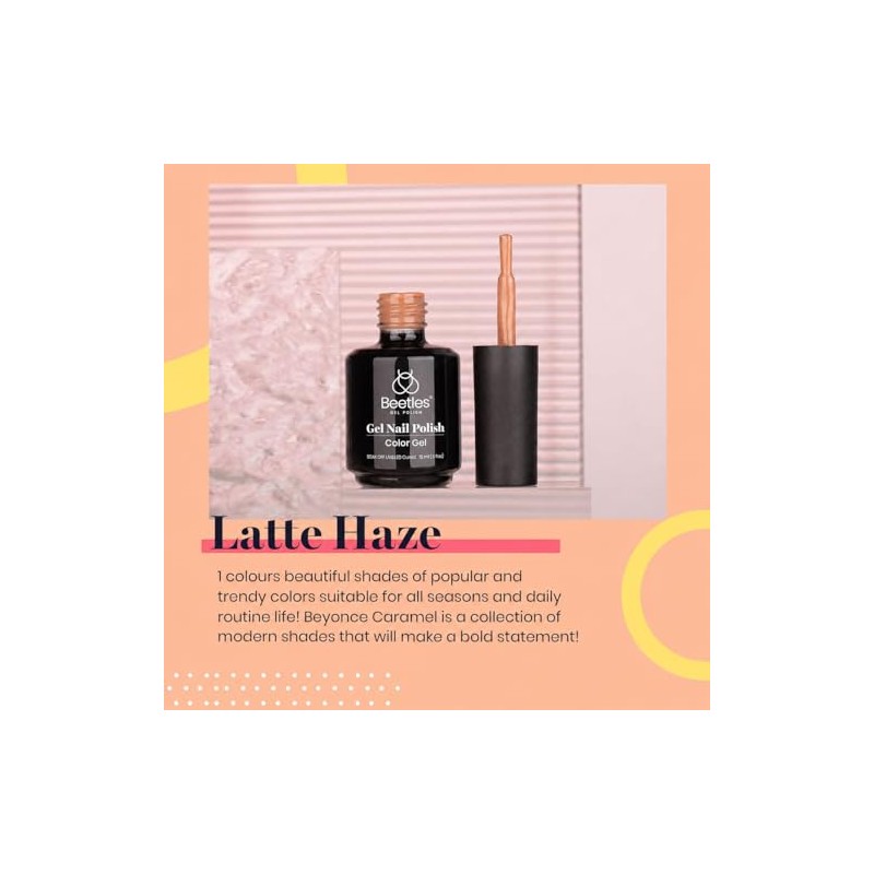 Beetles Gel Polish Beyonce Caramel 15ml - Esmalte de Uñas