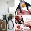 Kitchen Shears, Multipurpose Stainless Steel Kitchen Scissors with Cover, Utility