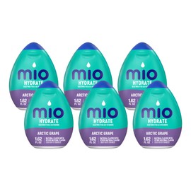 Mio Sport Liquid Water Enhancer, Arctic Grape, 1.62 OZ, 6-Pack