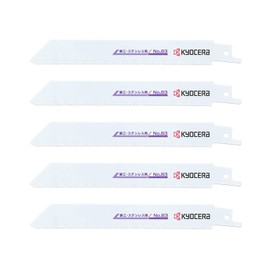 Kyocera B6641727 Old Ryobi Reciprocating Saw Blade for Ironwork and Stainless Steel, 6.0 inches (152 mm) No.83 White