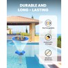 BALDR Pool Thermometer Floating Easy Read, Solar Pool Thermometer with