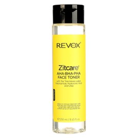 REVOX B77 ZITCARE AHA BHA PHA TONICO FACIAL CON ARBOL DE TE, NIACINAMIDA, AH Y UREA 250MILILITROS