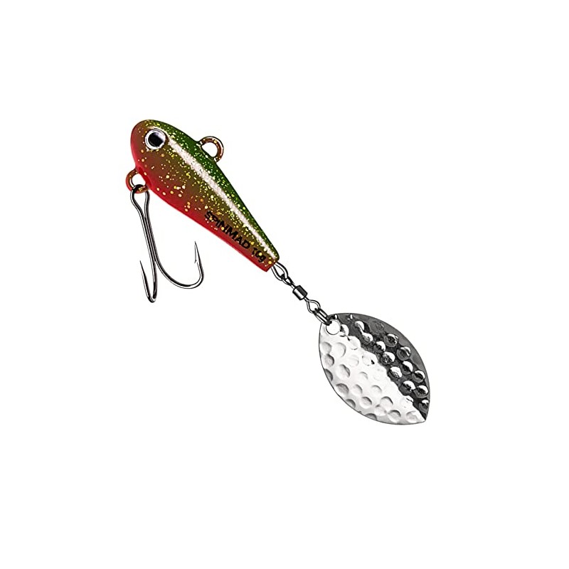 SpinMad Jig Spinner 10 g Lead Head Spinner, Colour Favourite