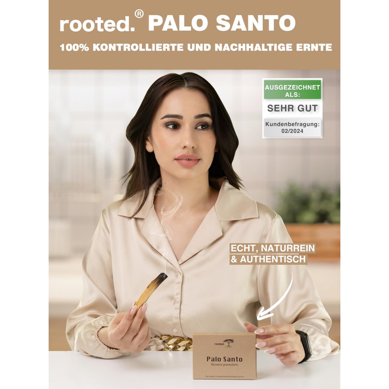 rooted.® The Original Palo Santo - Indian [Smoking Wood] from