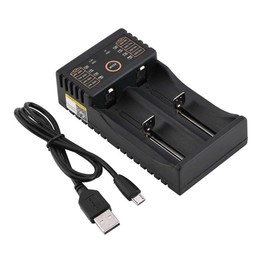 Ichiias USB Charger Liitokala Lii-202 USB Battery Charger for 18650/18490 / 18350/17670 / 17500/16340(RCR123)