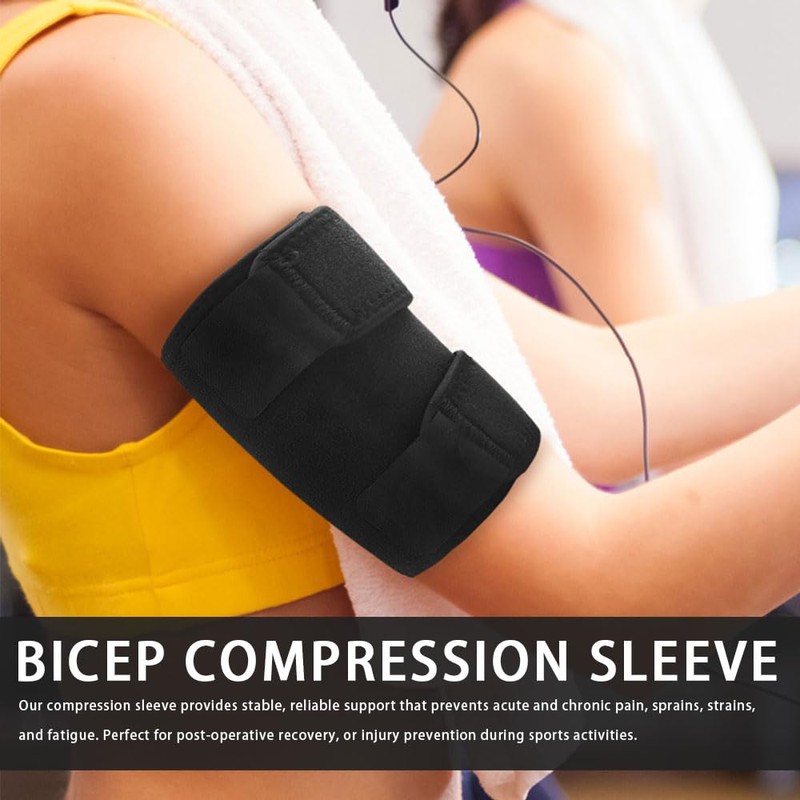 Deyixinup 2 PCS Upper Arm Sleeve Compression Adjustable Elbow Brace