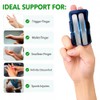 2PCS Finger Splint Trigger Finger Splint with 2 Aluminum Support