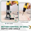 Zonon Portable Drill Guide Attachment Multi Angle Drill Press for