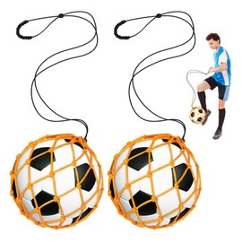 2PCS Soccer Kick Trainer,Soccer Training Equipment,Football Net Kicker,Solo Practice Aid Control Skills for Kids Adults