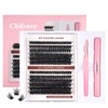 Natural Lash Extension Kit 240Pcs Lash Clusters Kit Eyelash 8-16MM