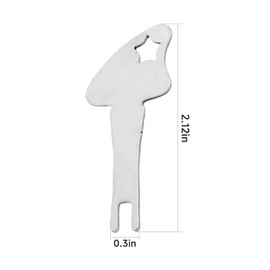 (3PCS) 500K Locking Switch Keys for Pass & Seymour 500K Tamper Resistant Electrical Switches and Heavy Duty Lockout Switches I Series - Tamper Resistant Light Keys, Lockout Light Switch Keys