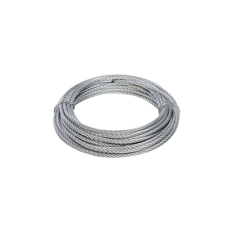 Fixman 876416 Galvanised Wire Rope,Silver,4 mm x 10m
