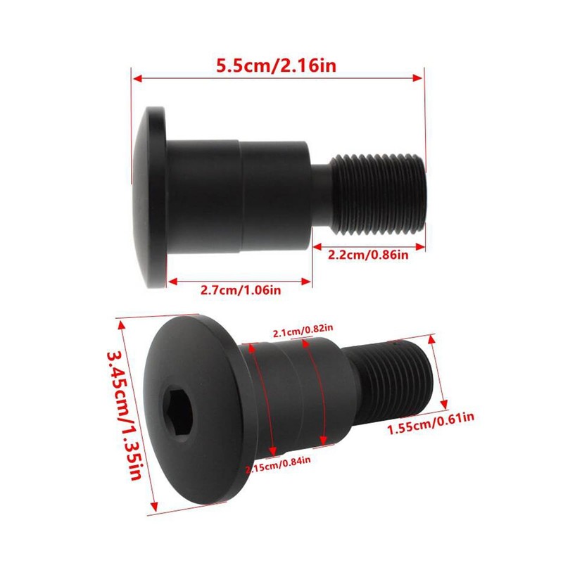 Mzmotpv M16 Motorcycle Handlebar Bar End Mirror Adapter for Yamaha