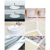 LKXHarleya Caulk Strip Tape, Waterproof Dustproof PVC Self Adhesive Caulking