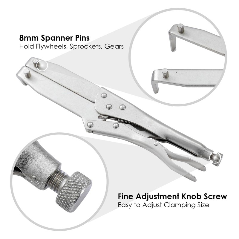 TOPWAY Clutch Holding Tool Motorcycle Clutch Hub Basket Holder &