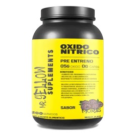 Óxido Nítrico Pre Entreno Yellow 1kg 200 Servis Sabores                                                                                               