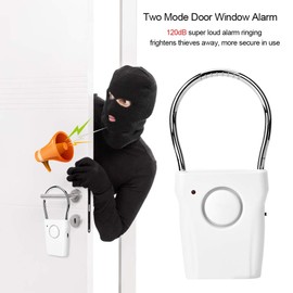 Sonew Door Handle Alarm, 120 dB Wireless Vibration Touch Sensor Security Door Protection Alarm System Door Sensor Door Window Sensor Door Handle Alarm System for Home