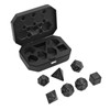 7pcs Electronic Dice LED Rechargeable with Charging Compartment Light Up