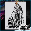 Wraith SprayWorks Cemetery Statue #1 - Reusable Airbrush Stencil Template