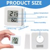 NHQZ 3 Stück luftfeuchtigkeitsmesser Thermometer Innen Digitales Mini Thermo Hygrometer