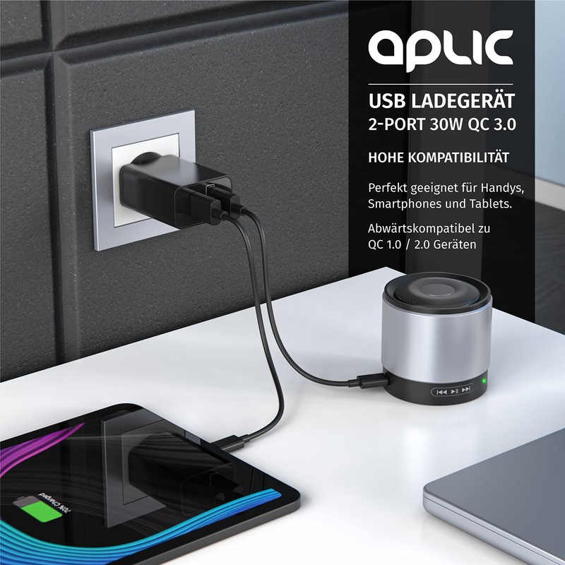 CSL USB Charger 30 W QC 3.0 2 Port Power