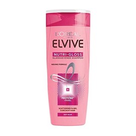 L'Oréal Elvive Nutri Gloss Shiny Shampoo for Dull Hair 250 ml Pack of 3