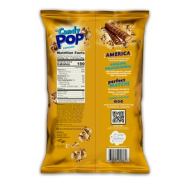 CANDY POP Twix Candy Coated Popcorn (5.25oz bags) Made with Real Twix Candy Pieces - Pack of 6