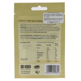 Just Wholefoods Vegeset Gelatine Replacer, 25g
