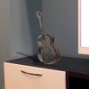 Guitar Shaped Wine Cork Container Wine Bottle Stopper Organizer Home