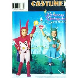 OOP Simplicity Costume Pattern 7299 or 0633. Childrens/girls/boys Szs 3;4;5;6;7;8 Princess Gwenevere & the Jewel Riders Costumes