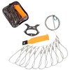 Techson Fish Stringer Kit, Portable Live Fish Large Buckle Lock,
