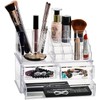 Makeup Cosmetic Organizer Drawer. Cosmetic Display Cases with 16 Holders.