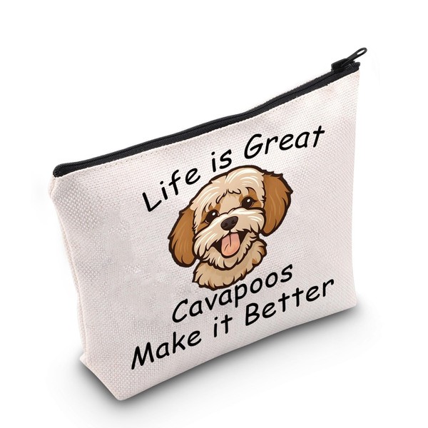 JNIAP Cavapoo Gift Life is Great Cavapoos Make it Better