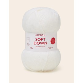 Sirdar Soft Down, Cloud White 100g