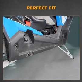 NICECNC Black Rock Slider Mounting Hardware Bolt Screw Nut 6PCS Rock Slider Screws Mounting Kit Compatible with Polaris RZR 1000 XP 1000 2015 2016 2017 2018 2019 2020 2021 2022