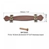 sourcing map Leather Handle, 7.6" 4Pcs Surface Leather Furniture Handles,