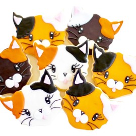 1 Dz. Kitten Cat Cookies! Birthday, Get Well, Feel Better Soon, Party Favors Gift!