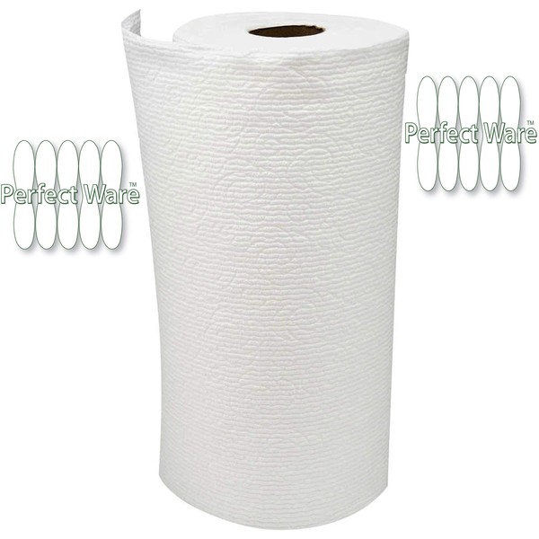 Perfectware - PW- Paper Towels- 8 Paper Towels - Pack of 8 Rolls ( 80 Sheets Per Roll)