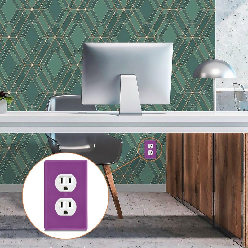 Purple Duplex Outlet Covers Wall Plate Light Switch Cover Plates