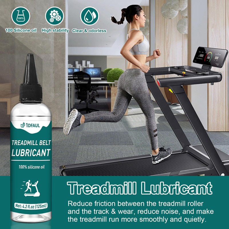 1DFAUL Treadmill Lubricant for Belt, 250ml Silicone Treadmill Oil Belt