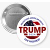 Trump 2024 pins - 3-Pack Campaign Buttons (2.25 inches)