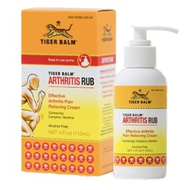 Tiger Balm  ARTHRITIS Rub With Pump 4 fl oz Free Shipping