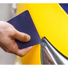 2PCS Card Window Tint Soft Car Squeegee Window Film Tools for Auto Wrap Both Flat and Curved Glass Surfaces (Blue, 10.5 * 9 * 7CM)