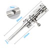 Litensh Door Bolt for Sliding Gates with Hole for Padlock,