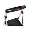 Rubbermaid RMA-2 2-Step Lightweight Aluminum Step Stool with Project Top,