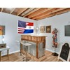 America Paraguay Friendship Flag 3x5FT USA American Paraguayans Flag Fade