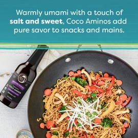 Big Tree Farms Organic Coco Aminos - Liquid Coconut Aminos, Soy-Free Sauce, Low Sodium, Soy Alternative, Gluten Free, Kosher, Marinade & Sauce, Non-GMO - Original Lite, 10 Fl Oz (Pack of 1)