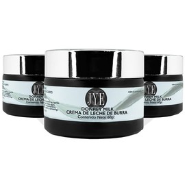6 Frascos Crema de Leche de Burra JYE DONKEY MILK. Natural libre de químicos, para piel rostro cuerpo manos, hidratante antiedad, textura ligera, absorción inmediata, exquisito aroma