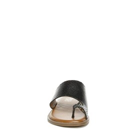 Franco Sarto Womens Gem Black Slide Sandal 7 M